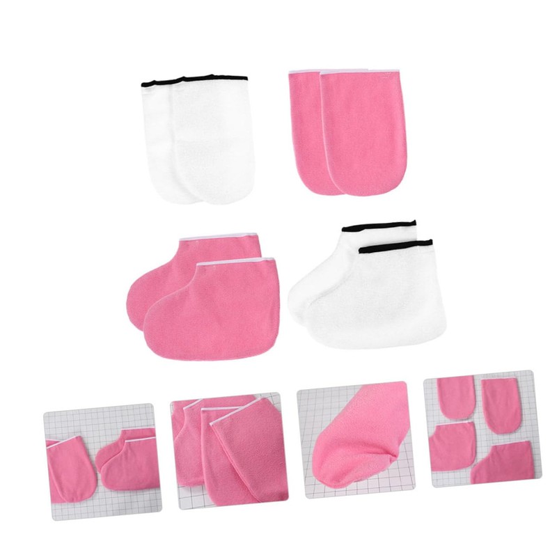 IWOWHERO Manicure Foot Cover 2 Pack Foot Membrane Covers Wax