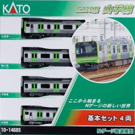 KATO N Gauge E235 Series Yamanote Line Basic Set, 4 Cars, 10-1468S Railway Model Train