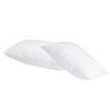 Mirha Extra Large Pillow Case Pair Percale Blended Cotton White