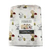 Berkshire Peanuts Sheet Set (White - Charlie Carrying Red Dog