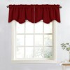 Nicetown Cenefa de oscurecimiento con bordes festoneados, 132 cm x