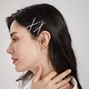 Dofash 5Waves Bobby Pins White Hair Pins 5CM/2IN Hairpins Decorative