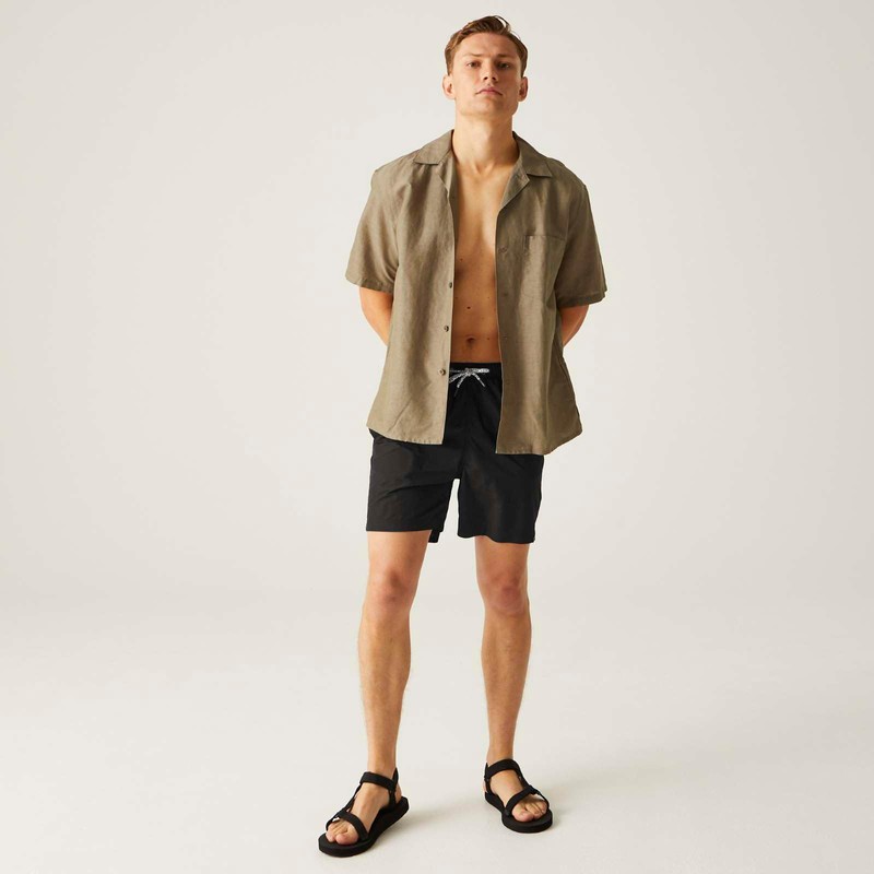 Regatta Men's Mackleyna Swim Short Black