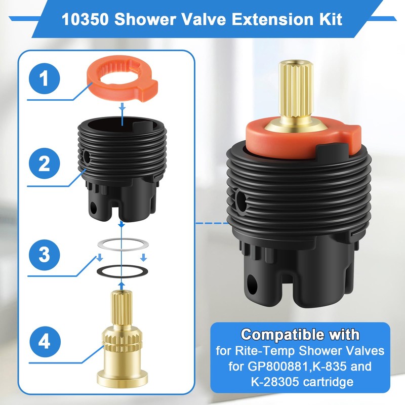 10350-NA Extension Deep Rough Kit Compatible with Kohler GP800881, K-8305