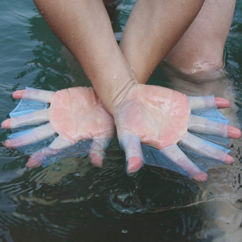 Ongwan Swim Gloves Two Hands 1 Pair Diving Gloves Webbed