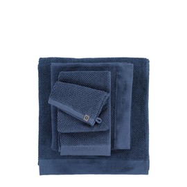 ESSENZA Connect Organic Hand Towel Plain Blue 50 x 100 cm