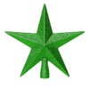 Green 20cm Tree Top Star Premier Shatterproof Christmas Tree Decoration