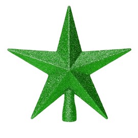 Green 20cm Tree Top Star Premier Shatterproof Christmas Tree Decoration 200mm Tree Topper 9590