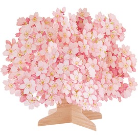 Sanrio JSC 14-4 691127 Message Card, Spring, Cherry Blossom Tree, Greeting Card