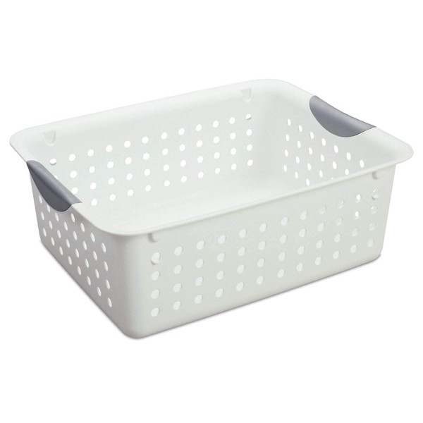 Sterilite Medium Plastic Storage Container (6 Pack) and Small Plastic