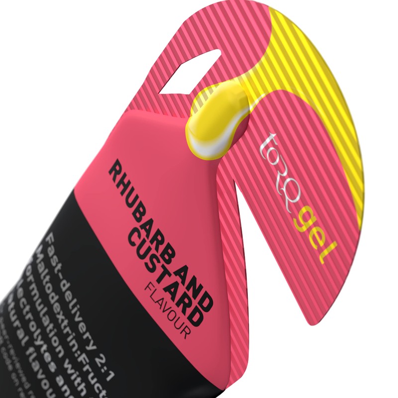 TORQ Unisex Tqngrc Gel Rhubarb and Custard, Black, x 15