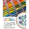 RITALT Embroidery Thread Set, Storage Case, 60 Colors (No. 25/8m/6