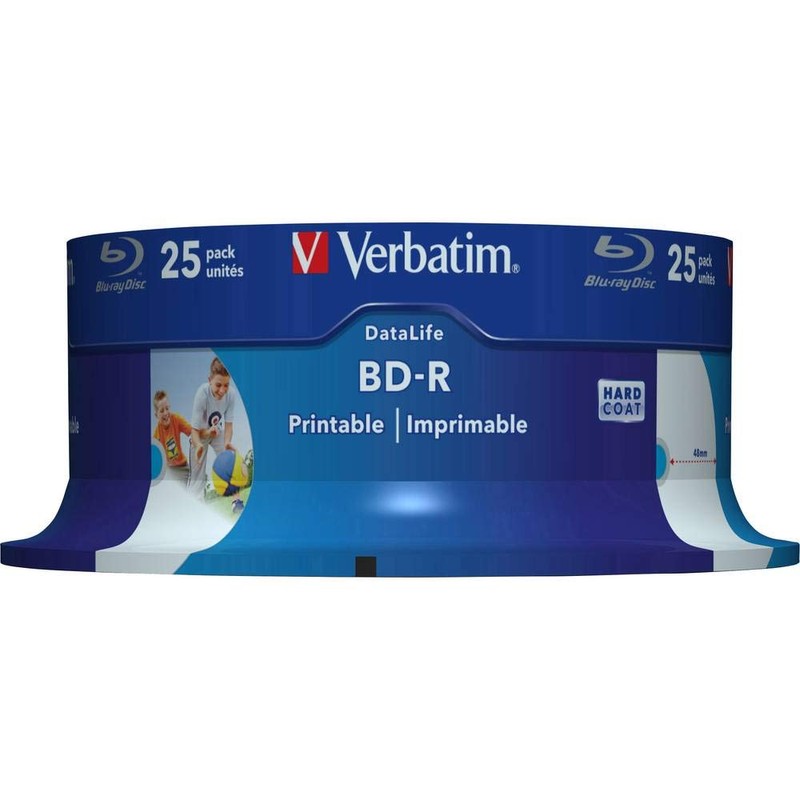 Verbatim 43811 – BD-R 'Datalife 25 GB 6x Pack of