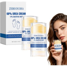 3PCS Crema para Pies,Crema Hidratante con Urea 60 para Pies,Exfoliante para Pies para Pies Resecos y Agrietados,Reparar e hidratar la piel seca y agrietada,Exfoliante para Callos y Piel Gruesa(2 PCS)