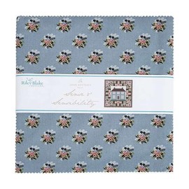 Jane Austen's House Sense and Sensibility 10" Stacker 42 10-inch Squares Riley Blake 10-12820-42