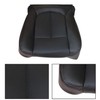 Priprilod Black Leather Driver Side Bottom Perforated Replacement Seat Cover