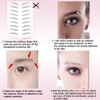 Yesallwas 4D Eyebrow Tattoo Sticker 22-Pairs False Eyebrows Long Lasting