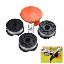 Grass Trimmer Spool Compatible with Black Decker, Grass Trimmer Trimmer Thread Spool, Trimmer Spool Diameter 1.65 mm, Nylon Grass Trimmer Replacement Thread Spool for Grass Trimmer STC1820-CM -PC -EPC