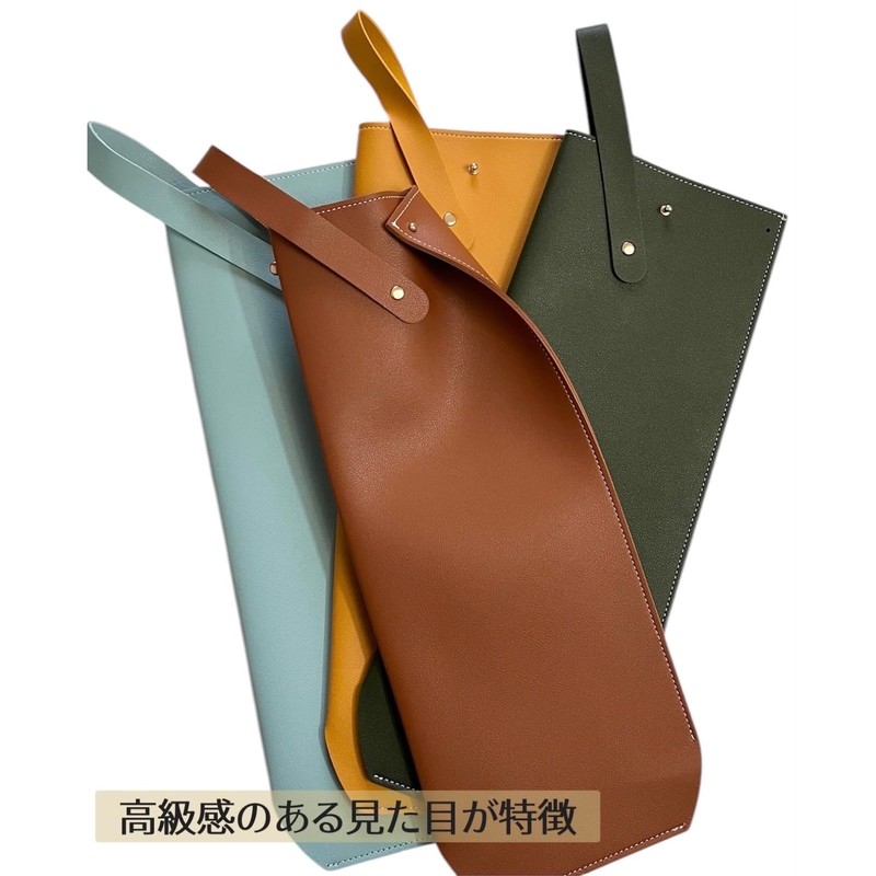 peach&life wine bag, Braun, PU Leather Back
