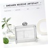 ULTECHNOVO Long Lasting Cotton Pad Organizer Box 2pcs Makeup Storage