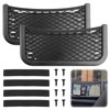 2 Pcs Storage Nets Bag for Campervans Elastic Mesh Car
