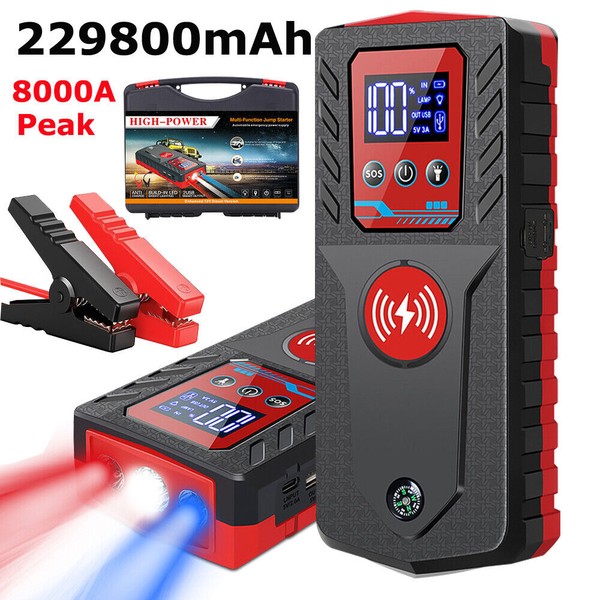 KEPEAK Car Jump Starter Booster Jumper Box Power Bank Battery