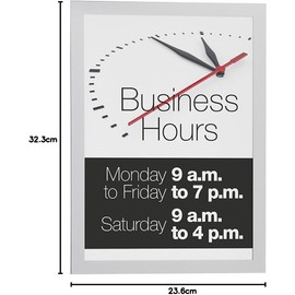 Durable Duraframe Sun A4 Self Cling Magnetic Window Display Frame - Silver (Pack of 2)