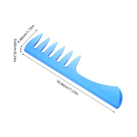 FRCOLOR Wide Tooth Styling Comb Hairdressing Tool for All Hair Types Smooth Rounded Teeth for Gentle Detangling for Salon and Home Use Retro