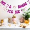 Me? A Bride? Its Me!Banner,Bachelorette Party Decorations,Bridal Shower Engagement Wedding