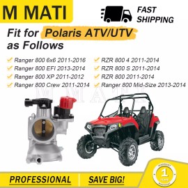 M MATI Throttle Body 1204195 Fit Polaris Ranger 800 Crew/XP 2011-2016 RZR 800 2011-2014