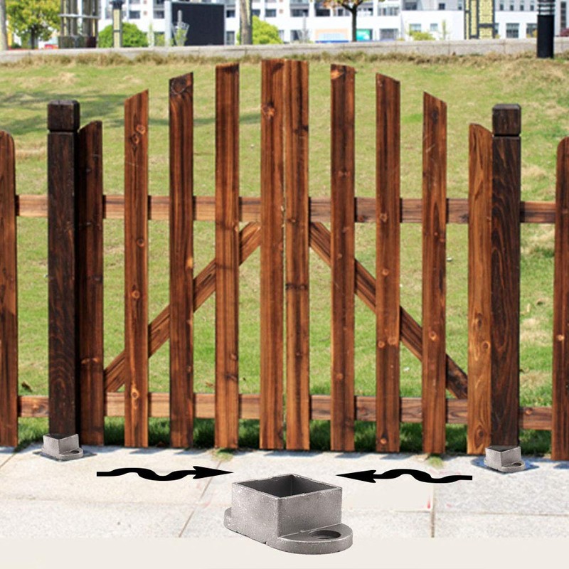 KAIISSA Heavy Duty Wood Post Base Cover Skirt Flange Cast