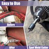 Yakamoz Spot Weld Cutter Kit - 10Pcs Double Sided Spot