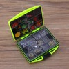 Fishing Tackle Box Kit, 24 Compartments Fishing Tool Set, Tackle