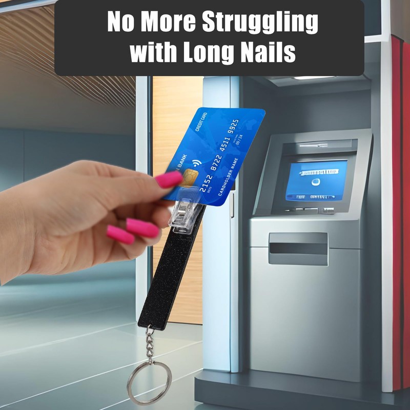 KALIONE 2 Packs Credit Card Puller, Debit Cards Grabber for