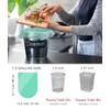AYOTEE - 200 bolsas de basura pequeñas compostables, bolsas de
