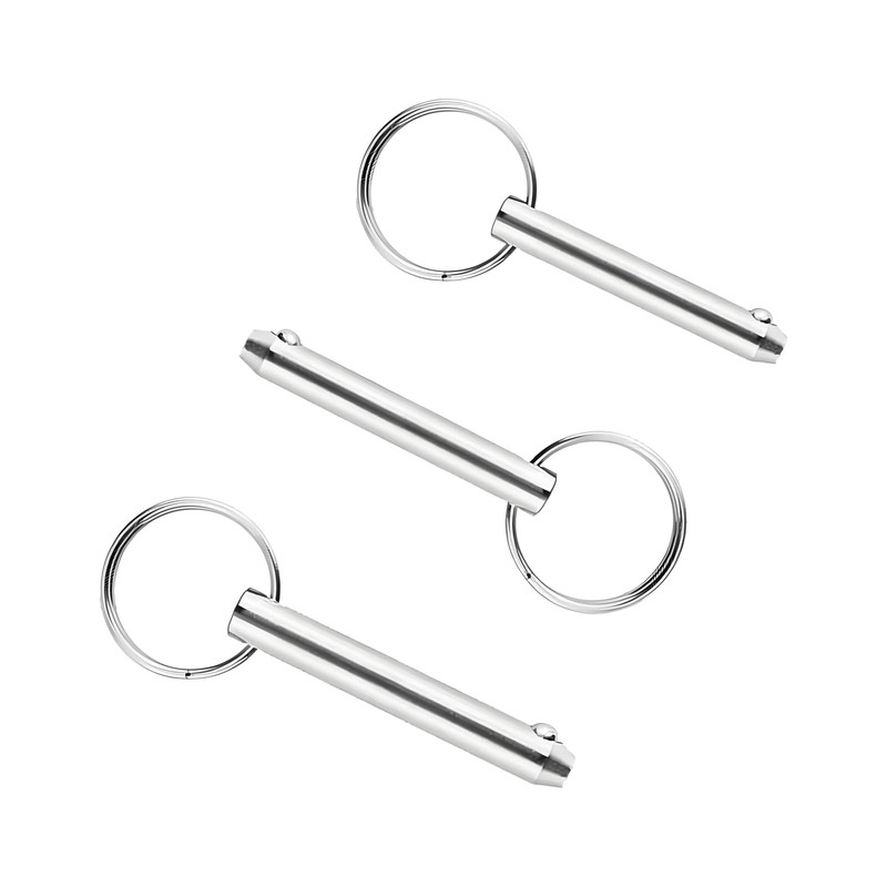 4 Pcs Stainless Steel Quick Release Pin with Spring Loaded