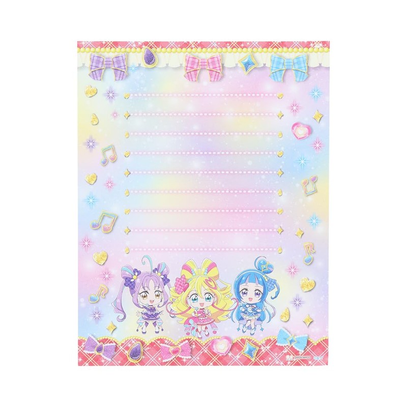 Sunstar Stationery Letter Set Kimi and Idol Pretty Cure