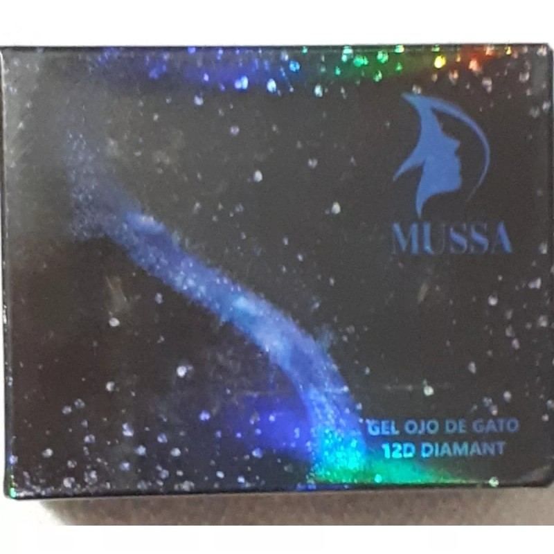 Mussa Gel Ojo De Gato Diamante 12d, Semipermanente 6 Tonos