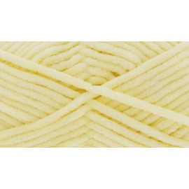 King Cole Yummy Chenille Knitting Yarn Chunky 2220 Lemon - per 100 gram ball