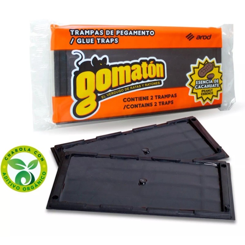 Gomaton Trampa De Pegamento Para Ratones Rodores Y Ratas Gomaton