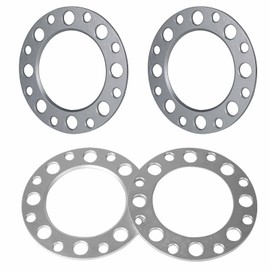 4PCs 6mm 1/4" Thickness & 127mm Bore Wheel Adapters 8x6.5,8x165.1,8x170,8x180 fit for F250 E350 Ram 2500 3500 Express 3500 K3500,8 Lug Wheel Spacers for Silverado Suburban 2500 Sierra 2500HD 3500HD