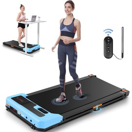 Walking Pad Treadmill, 2 in 1 Under Desk Treadmill Max 300+ lb Capacity, Running Jogging Machine with Remote Control Compact Portable Treadmills for Home Office