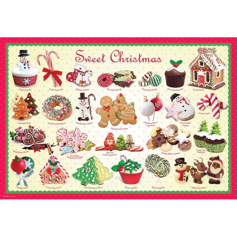 Sweet Christmas Puzzle, 100-Piece