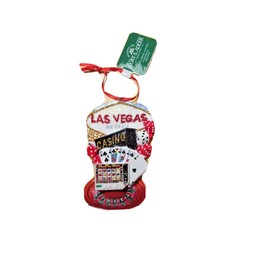 Kurt Adler Las Vegas Casino Sign Christmas Ornament Cards Dice Slots by Kurt S Adler A1635