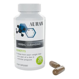 Auraw Limpieza De Colon 15 Días Con Probióticos 30 Pastillas