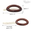 Parcelona French Eggie Oval Shell Black Mini Celluloid Acetate Side