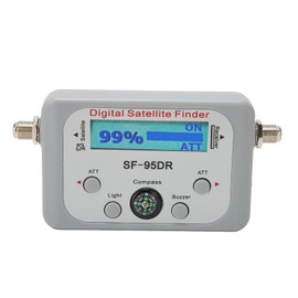Digital Satellite Finder 950 to 2150MHz ATT Buzzer Function Satellite Signal Meter with Compass for DirecTV