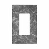 Moslion Gray Marble 1 Gang Outlet Covers Granite Surface Marbling