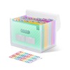 ThinkTex Accordian Lever Arch File, 12 Pockets, Expandable File Folders,