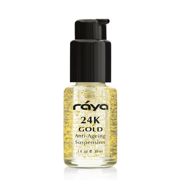 RAYA 24K Gold Anti-Aging Suspension (510) | Anti-Aging Facial Treatment Serum for All Skin Types | Made with Pure 24 Karat Gold | Softens and Helps Reduce Fine Lines and Wrinkles